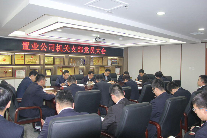 置業(yè)公司機關(guān)支部召開2019年第一次黨員大會